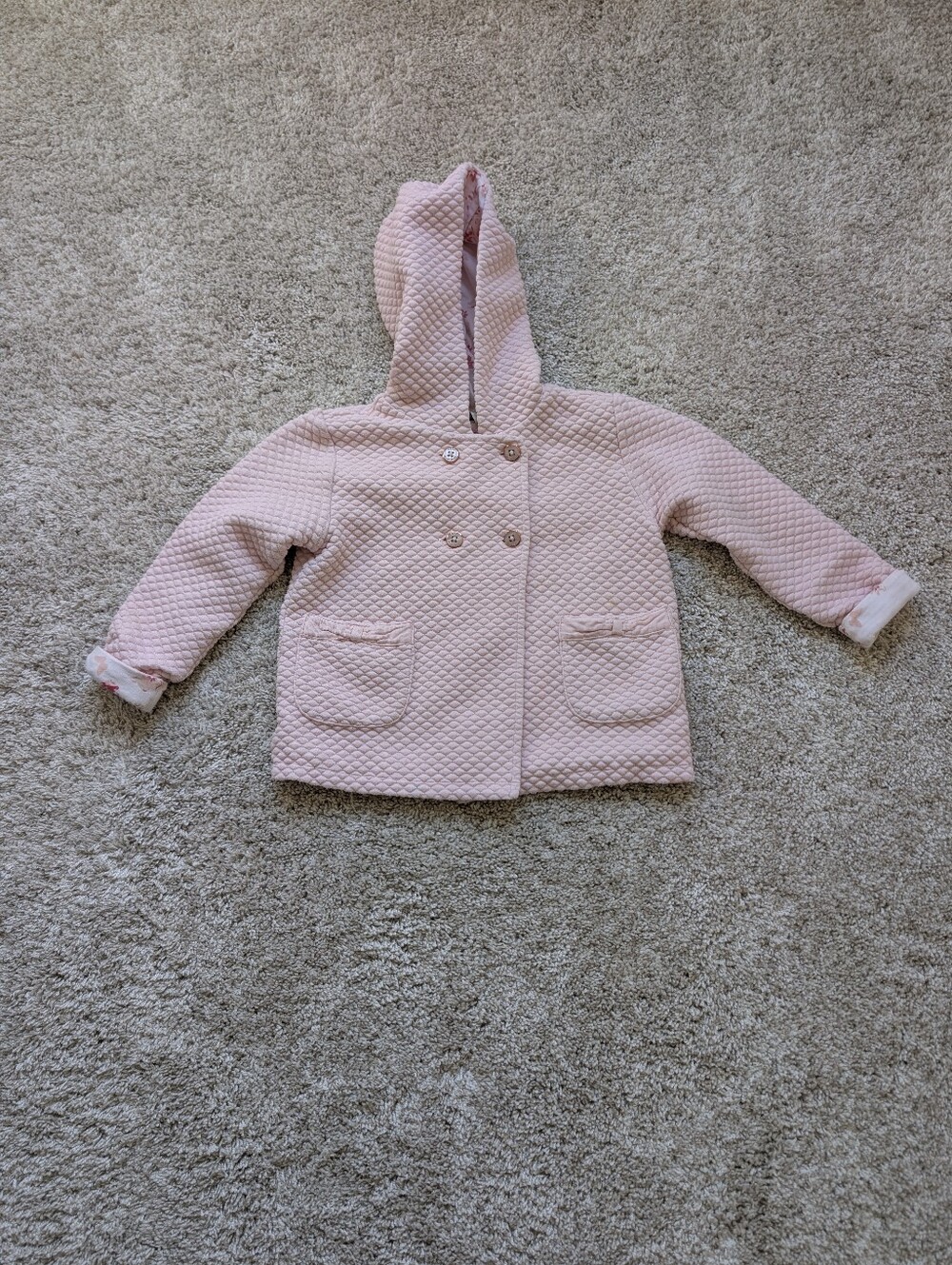 Ted Baker Quilted Pink Jacket 24 Months